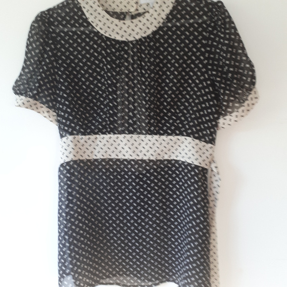 Charlotte Russe Blouse Open Back Tie Waist Sz M - Picture 2 of 8